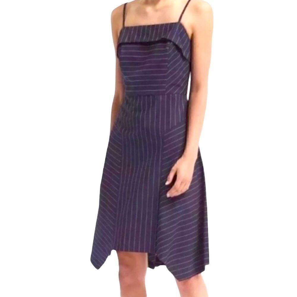 Banana Republic Strappy Seam Dress Navy